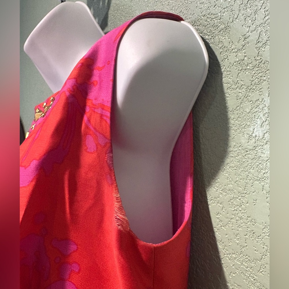 Vintage Kate Spade New York Silk Shift Dress Sz. 2 - Picture 4 of 12